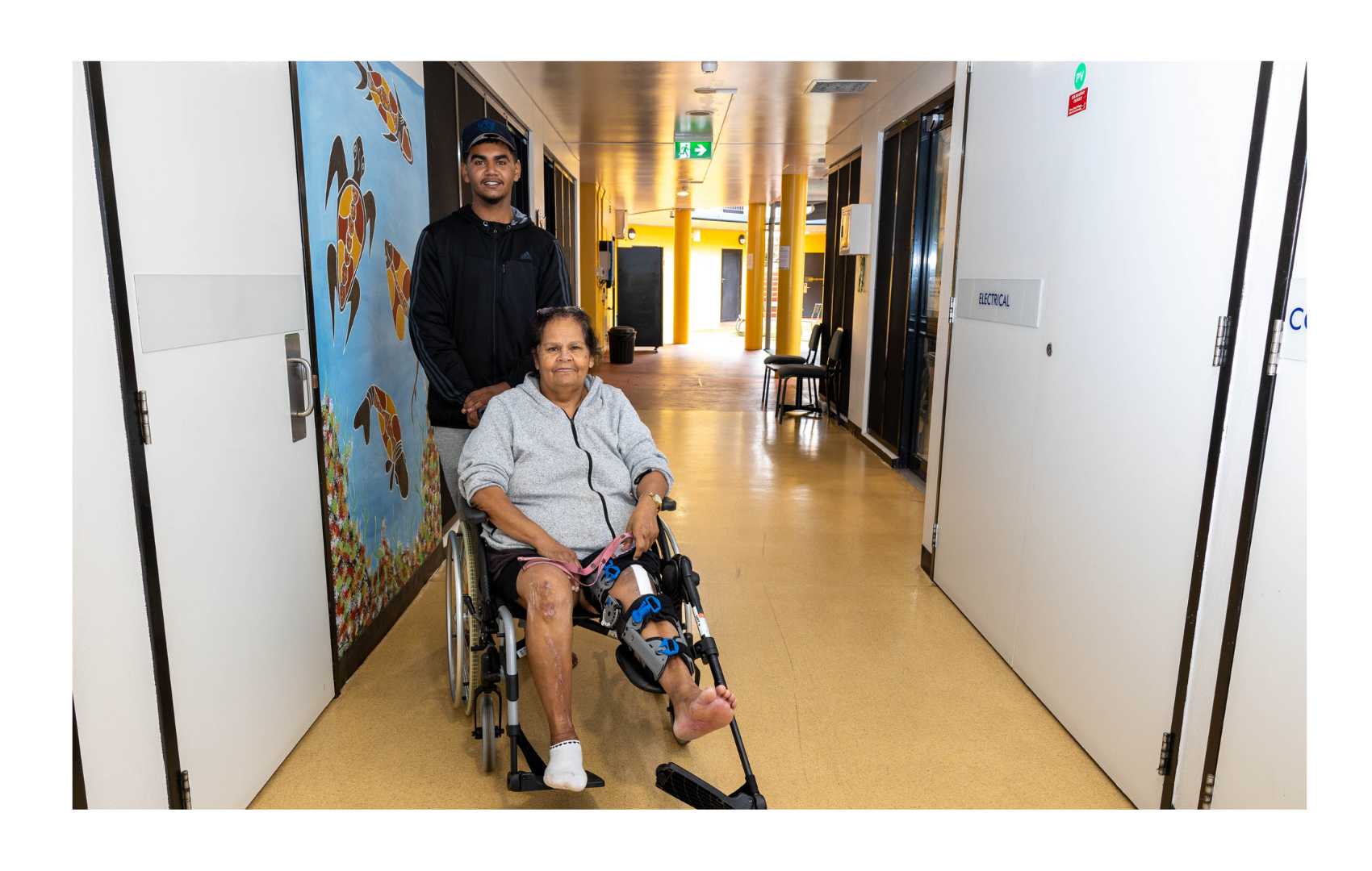 AHL resident using the PATS service