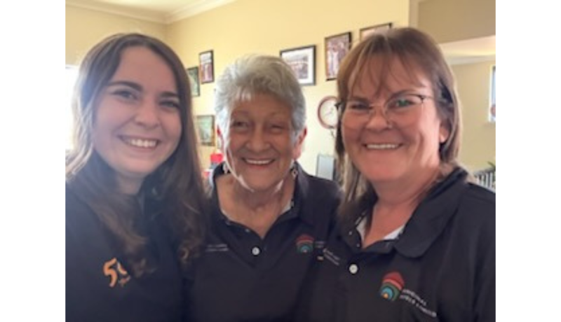 Three generations of AHL employees, (Elizabeth’s granddaughter) Debrah King, Elizabeth Sherriff and (Elizabeth’s daughter) Linda Morrison.