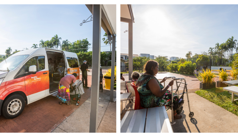 PATS van picking up resident