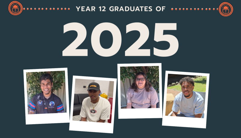 2025 graduates pictured in polaroid pictures