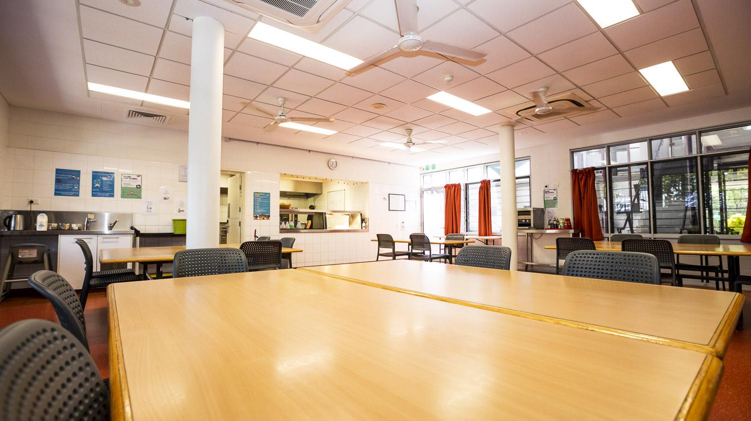 Galawu Hostel dining room